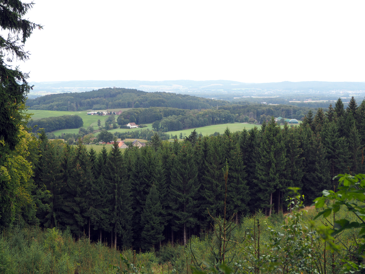 uitzicht over het Teutoburgerwald