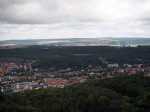 uitzichtpunt bij kasteel Wartburg
