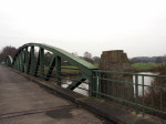 schuilhut bij de oude brug over de Eems