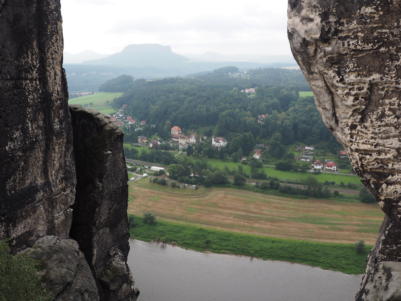 Uitzicht over het Elbetal