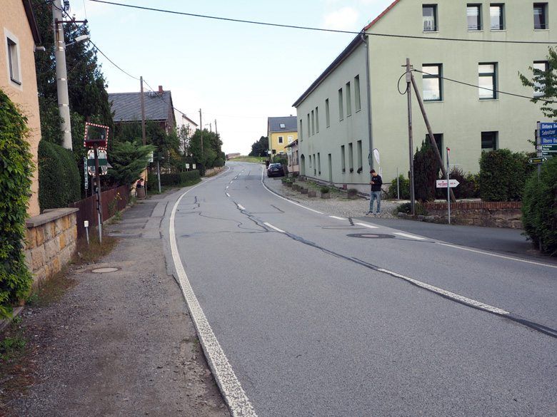 de hoofdweg van Altendorf