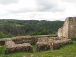 rondkijken op de ruïne Falkenburg