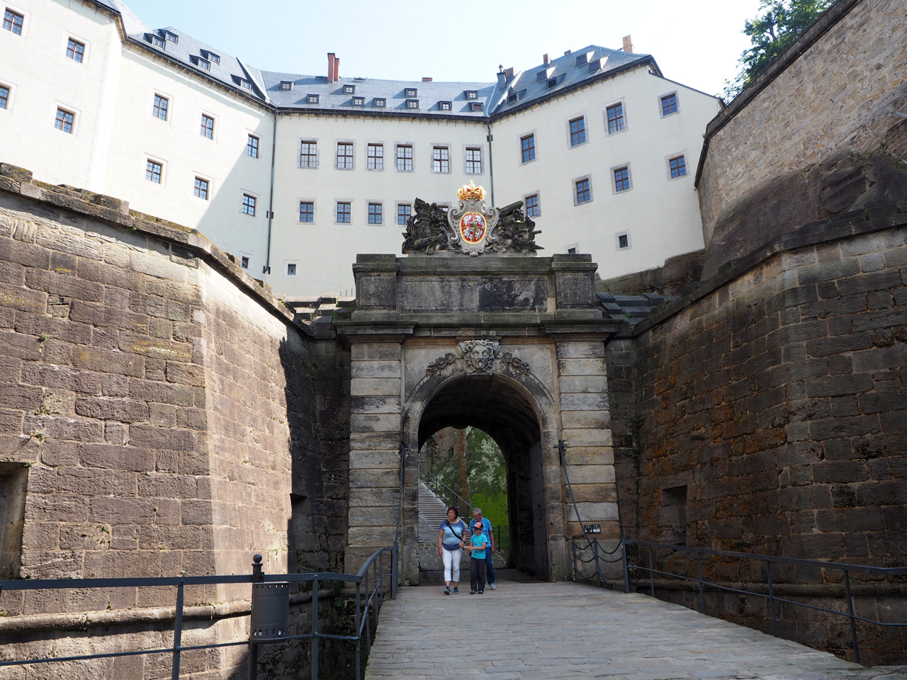 hoofdingang Festung Königstein