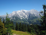 over de bergrug naar de Schneeberg