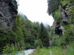 een mooie kloof en waterval bij Ritzenried
