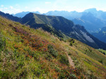beklimming van de Zafernhorn top