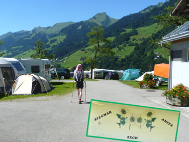 camping Grosswalsertal bij Raggal Vorarlberg