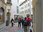 de binnenstad van Bruneck