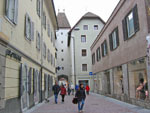 de binnenstad van Bruneck