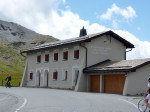 de Umbrail Pass, grensovergang Zwiterland Italië