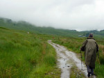 het wordt een echte Schotse regendag, maar we genieten er zeker niet minder om. Het landschap is ook zo prachtig om doorheen te trekken