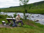 extra wandeling langs de Orchy naar Loch Tulla, een prachtig gebied