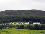 de heuvels en bergen bij Ballindalloch